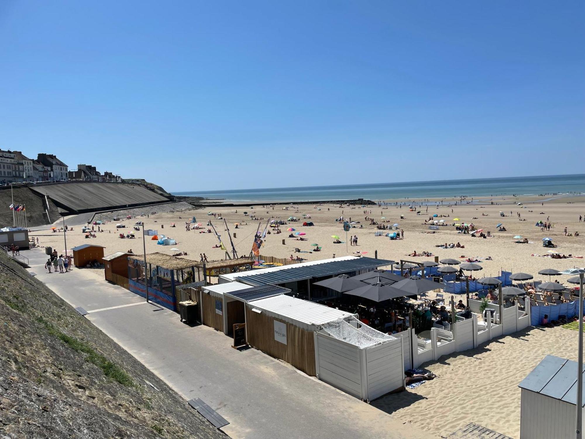Mobil-Home Vue Sur Mer Le Portel Bagian luar foto